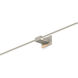 Z-Bar LED 4 inch Brushed nickel Wall Sconce Wall Light, Center Mount